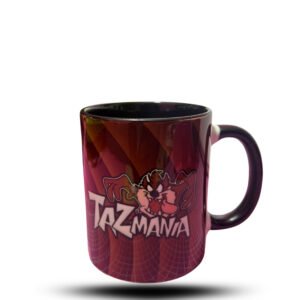 Taza con fondo de color