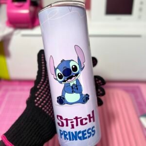 Vaso skinny de 20 onzas con diseño personalizado a todo color